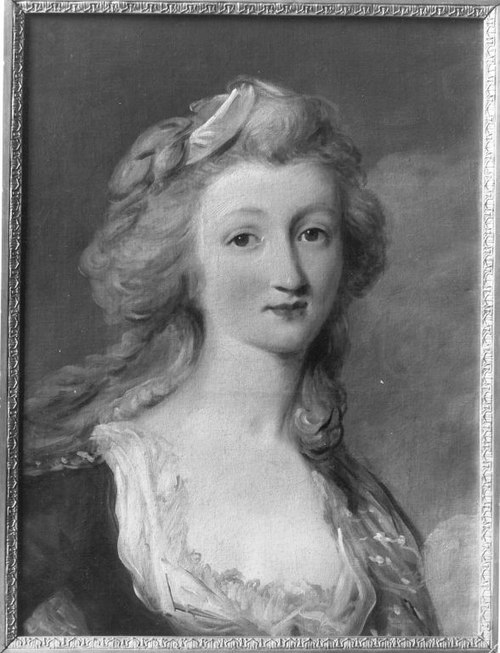 Die Frau des Künstlers, 1780, Johann Peter von Langer