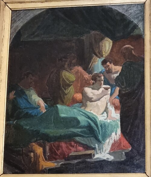 Alexandre et son médecin, 1846, Félix Théodore Tourte