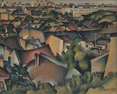 Košice na jar, 1927, Konštantín Bauer
