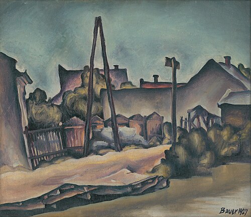 Na okraji Košíc, 1927, Konštantín Bauer