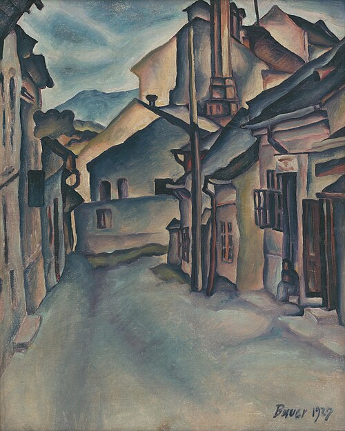 Ulička, 1927, Konštantín Bauer