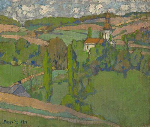 Na Kalvárií v Košiciach, 1921, Konštantín Bauer