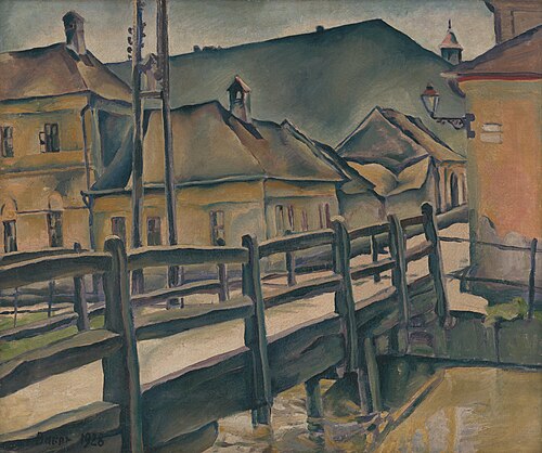 Garbiarska ulica v Košíciach, 1928, Konštantín Bauer