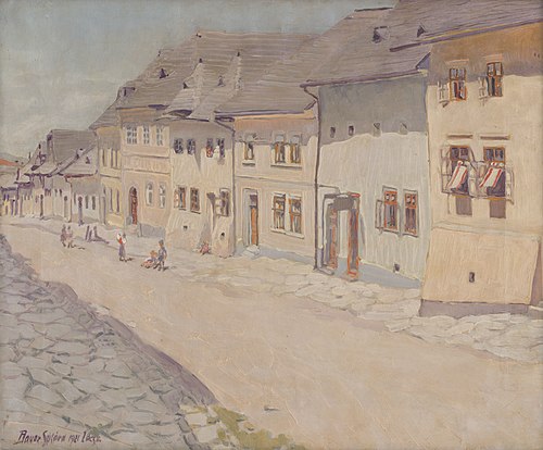 Záber z Levoče, 1921, Konštantín Bauer