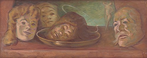 Head of John the Baptist 'Salome', 1922, Milan Thomka Mitrovský