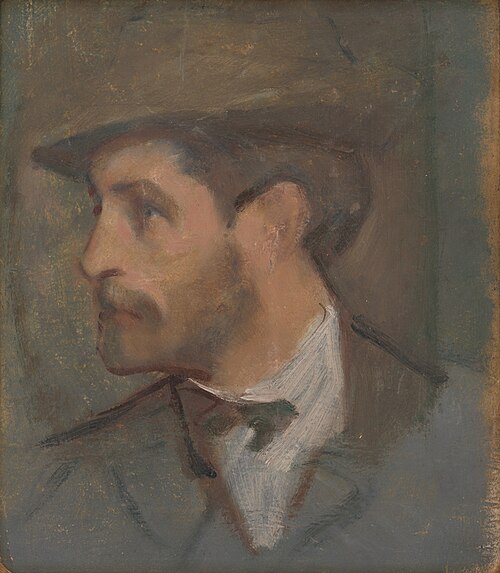 Self-Portrait - Small, 1890, Milan Thomka Mitrovský