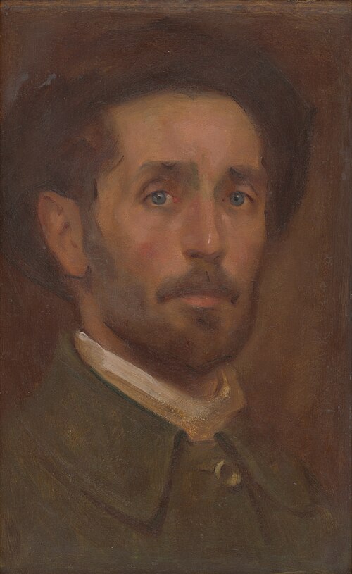 Self-Portrait, 1890, Milan Thomka Mitrovský