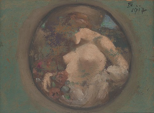 Study for the Painting 'Night', 1917, Milan Thomka Mitrovský