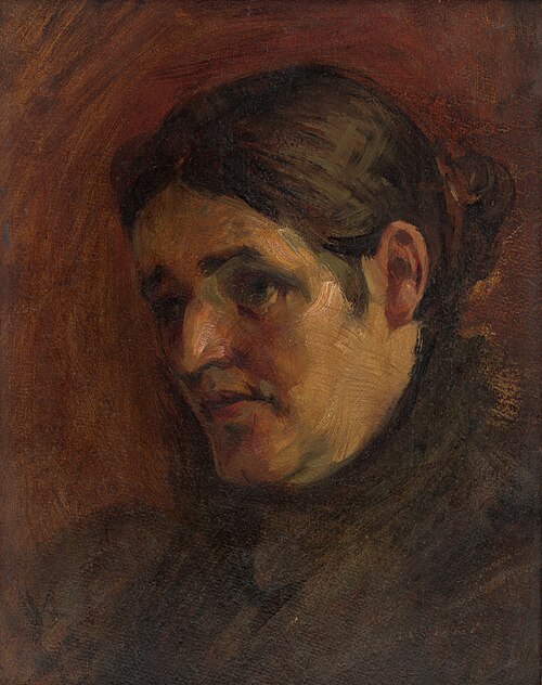 Portrait of the Artist's Mother, 1900, Milan Thomka Mitrovský