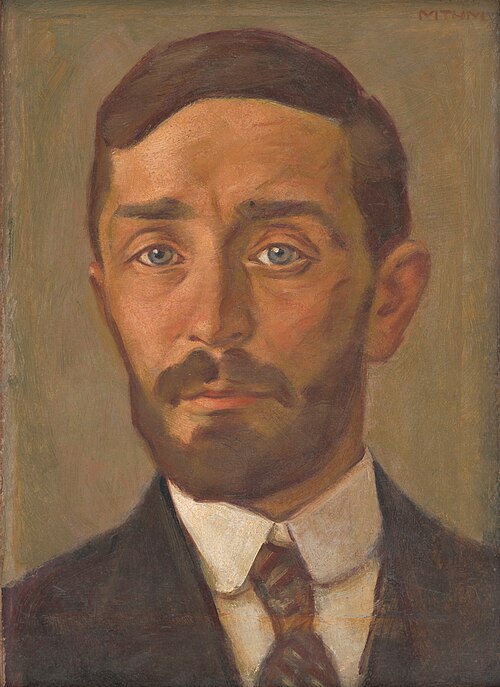 Self-Portrait, 1910, Milan Thomka Mitrovský