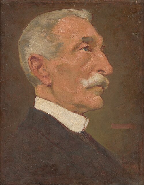 Portrait of the Artist's Father, 1905, Milan Thomka Mitrovský