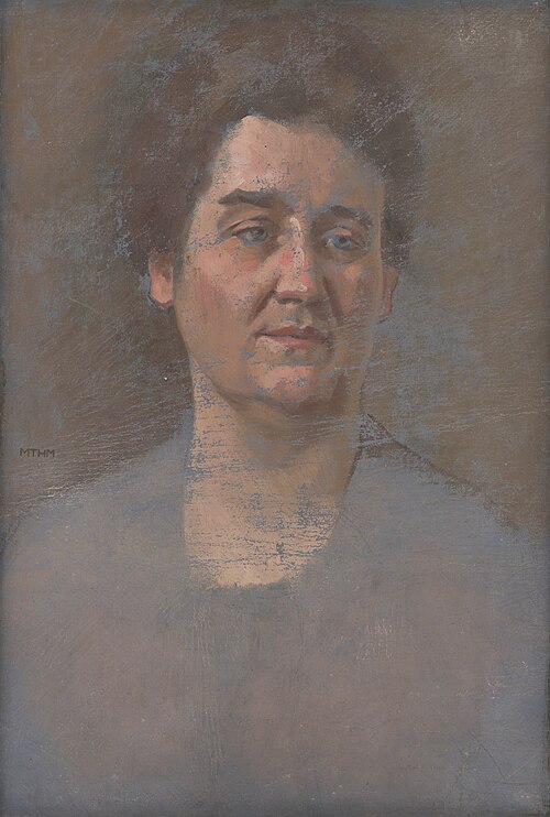 Portrait of M. Šuleková, 1900, Milan Thomka Mitrovský