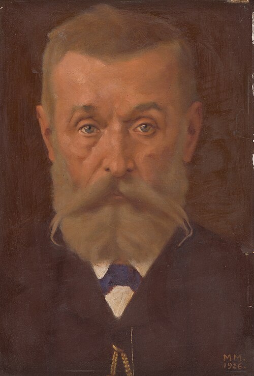 Portrait of Svetozár Hurban Vajanský, 1926, Milan Thomka Mitrovský