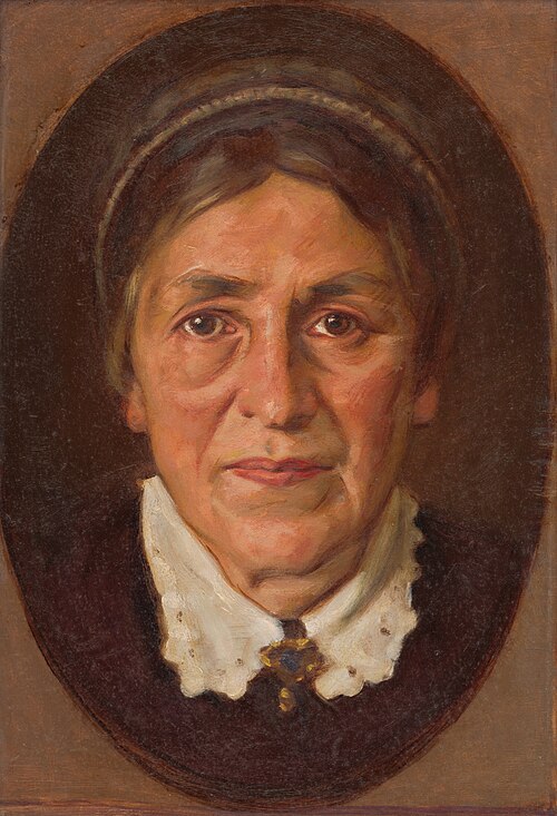 Portrait of Elena Marótha Šoltésová, 1915, Milan Thomka Mitrovský