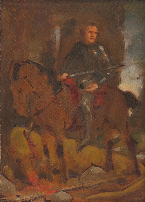 Štúdia k historickému obrazu, 1901, Milan Thomka Mitrovský
