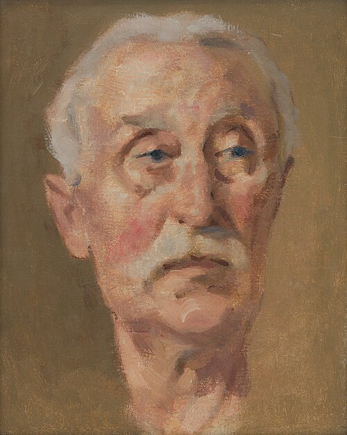 Portrét umelcovho otca, 1914, Milan Thomka Mitrovský