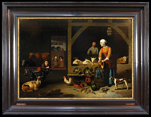 Stalinterieur, 1672, Hubert van Ravesteyn