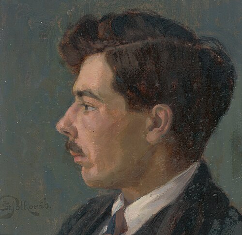 Podobizeň maliara J.Korezsku, 1920, Štefan Polkoráb