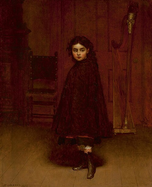 The Voice of the Harp, , Jonathan Eastman Johnson