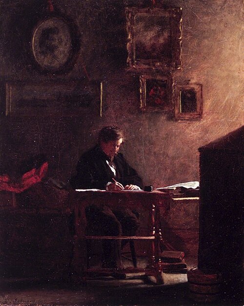 Autoportrait, 1867, Jonathan Eastman Johnson