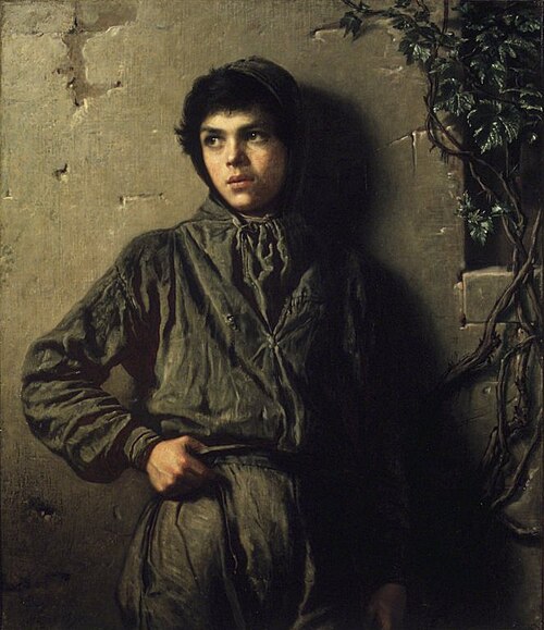 The Savoyard Boy, 1853, Jonathan Eastman Johnson
