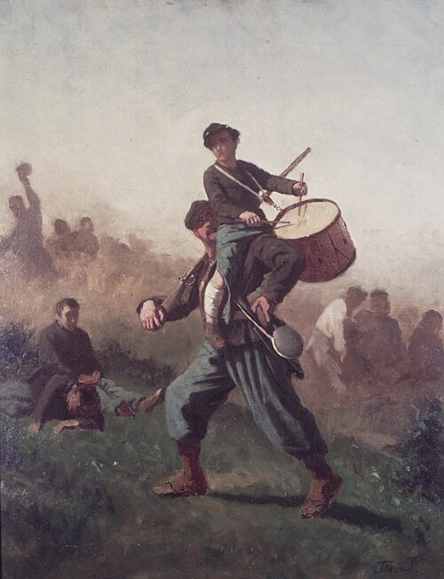 Study for 'The Wounded Drummer Boy, 1867, Jonathan Eastman Johnson