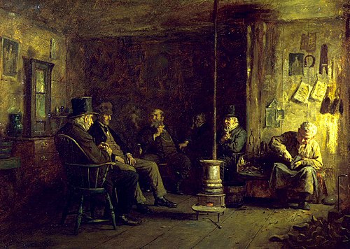 The Nantucket School of Philosophy, 1887, Jonathan Eastman Johnson
