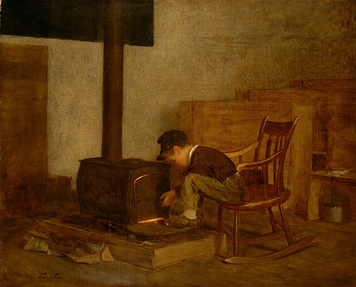 The Early Scholar, 1865, Jonathan Eastman Johnson