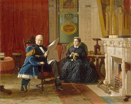 The Brown Family, 1869, Jonathan Eastman Johnson