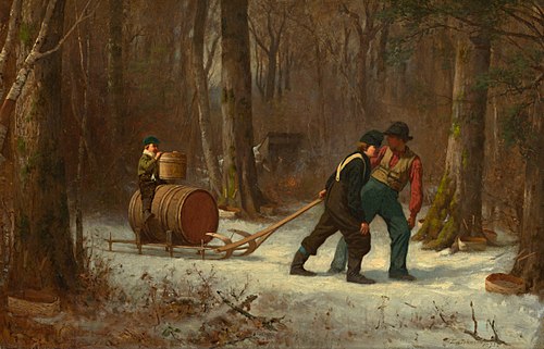 On Their Way to Camp, 1873, Jonathan Eastman Johnson