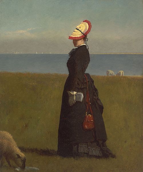 Lambs, Nantucket, 1874, Jonathan Eastman Johnson