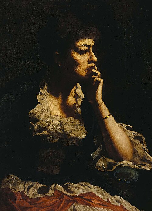 Portrait of Mrs. Eastman Johnson, 1888, Jonathan Eastman Johnson