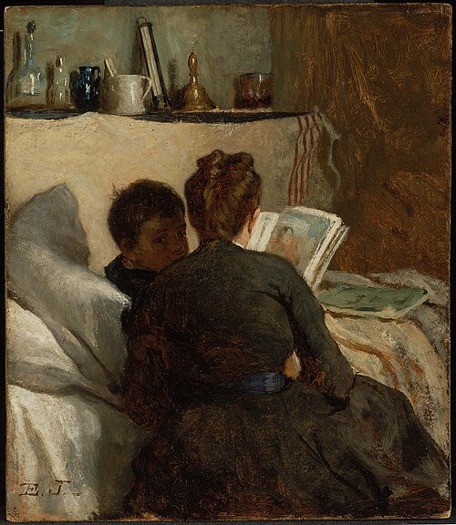 The Little Convalescent, 1876, Jonathan Eastman Johnson