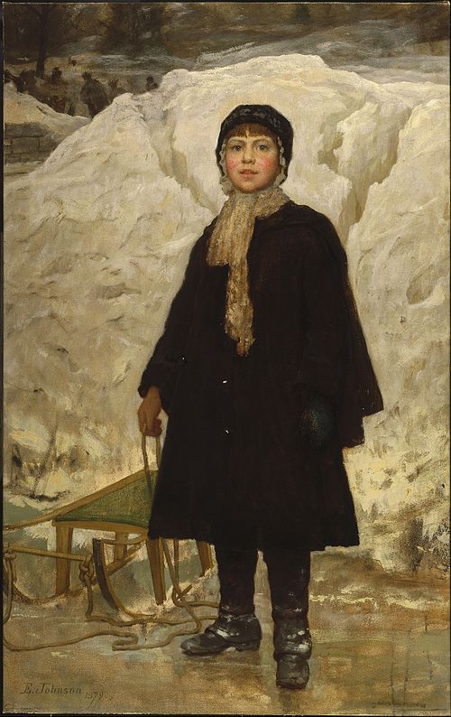 Portrait of a Child, 1879, Jonathan Eastman Johnson