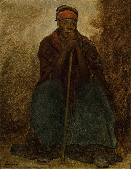 Dinah, Portrait of a Negress, 1867, Jonathan Eastman Johnson