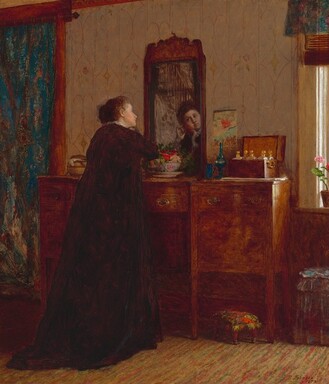 The Toilet, 1873, Jonathan Eastman Johnson