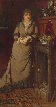 Harriet Hubbard Ayer, 1881, Jonathan Eastman Johnson