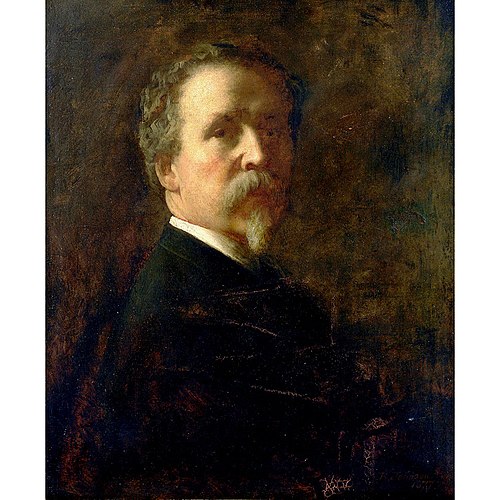 Eastman Johnson Self-Portrait, 1877, Jonathan Eastman Johnson