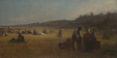 Cranberry Picker, 1878, Jonathan Eastman Johnson