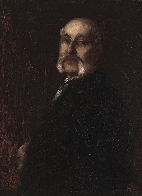 Portrait of Franklin H. Delano, 1881, Jonathan Eastman Johnson