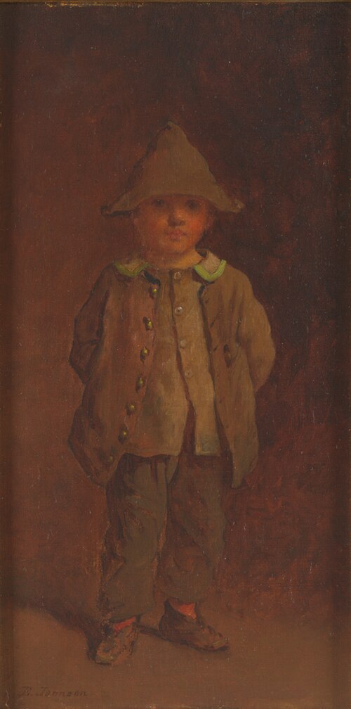 Little Brown Boy, 1863, Jonathan Eastman Johnson