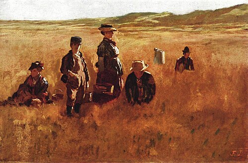 In the Fields, 1878, Jonathan Eastman Johnson