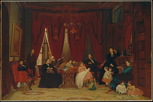 The Hatch Family, , Jonathan Eastman Johnson