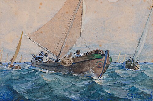 Ribiči se vračajo, 1921, Albert Sirk