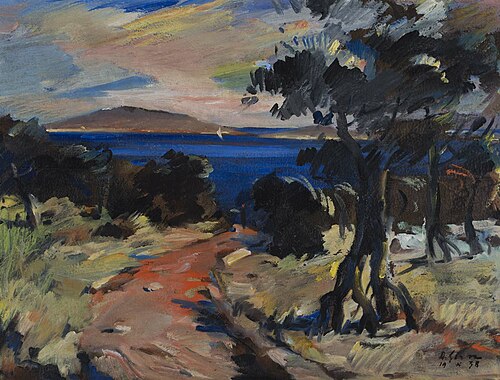 Olive Grove on the Island of Vrgada, 1938, Albert Sirk