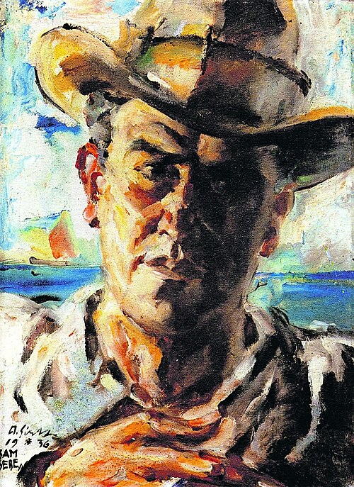 Selbstporträt, 1936, Albert Sirk