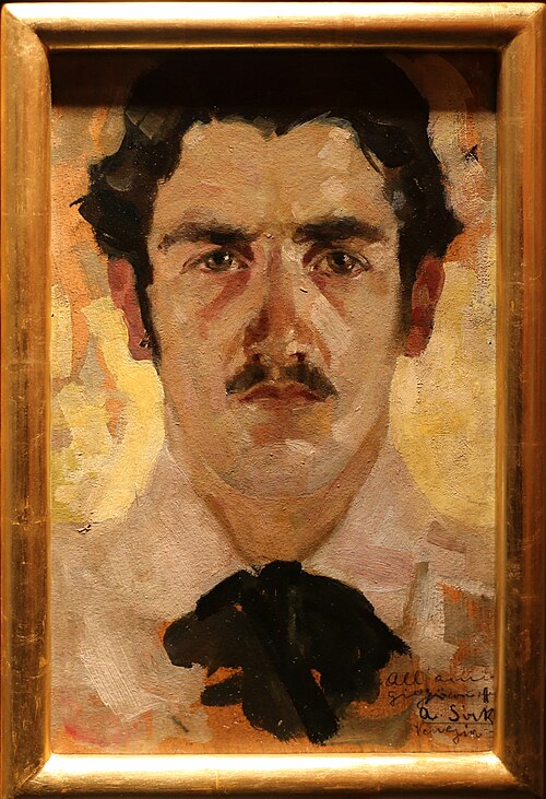 Self-portrait, 1912, Albert Sirk