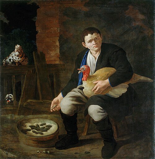 Deček s puranom, 1650, Almanach