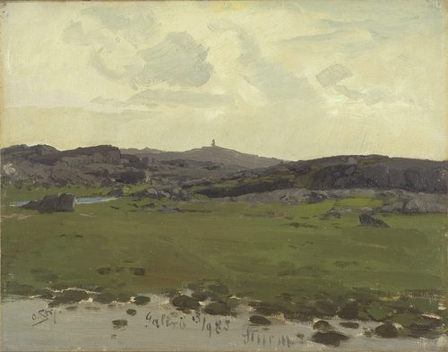 View of Galtrö. Study, , Otto Strützel