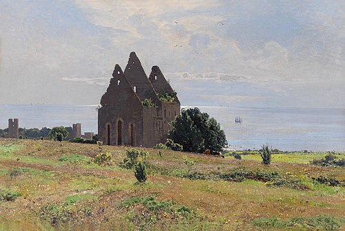 A Summer Day on the Coast at Gotland, 1892, Otto Strützel